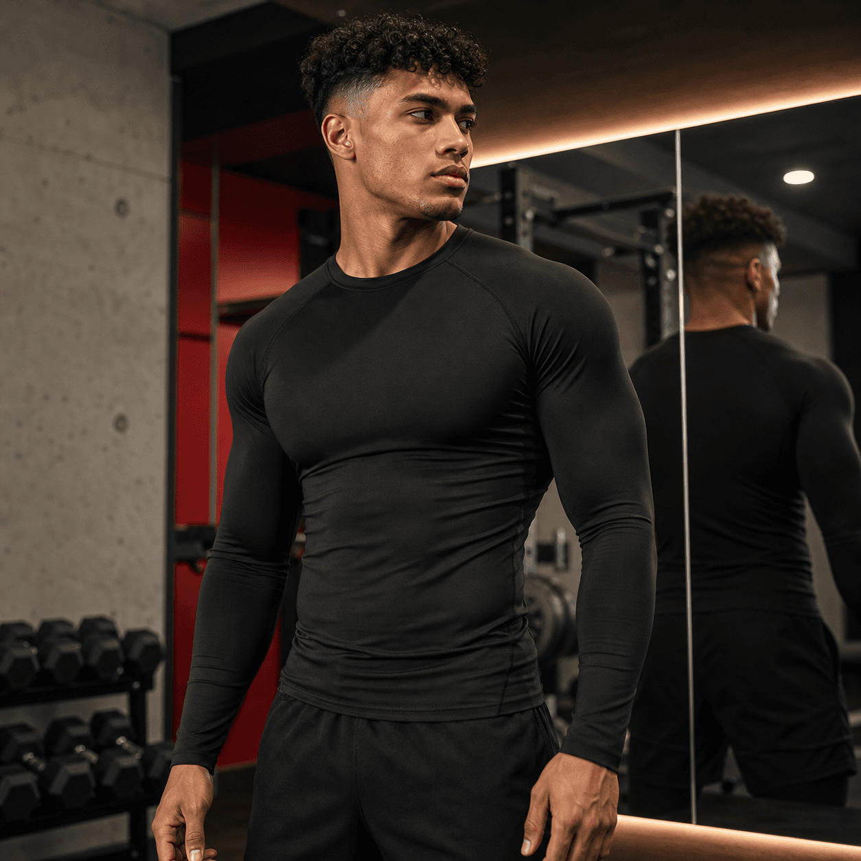 Black Compression Top